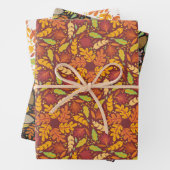 Herbst-Waldland-Herbstleaves Geschenkpapier Set (Beispiel)