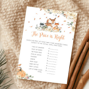 Herbst-Waldtier-The Price Is Right-Spiel