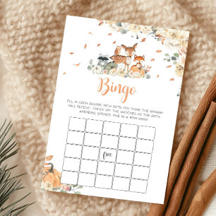 Herbst-Waldtiere-Baby-Shower-Bingo-Spiel
