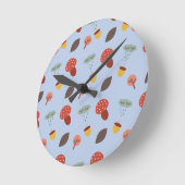 Herbst-Wanduhr Runde Wanduhr (Winkel)