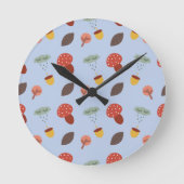 Herbst-Wanduhr Runde Wanduhr (Vorderseite)