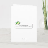 Herbst-Wasserfall, Brookwood Hall Karte (Rückseite)