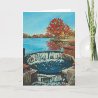 Herbst-Wasserfall, Brookwood Hall Karte