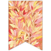 Herbst-Wasserfarbe-Blätter Wimpelkette (Erste Fahne)