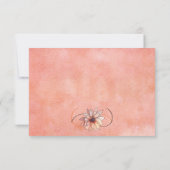 Herbst Wasserfarbe Flora Terracotta Dankeskarte (Rückseite)