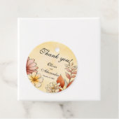 Herbst Wasserfarbe Flora Terracotta Geschenkanhänger (Beispiel)