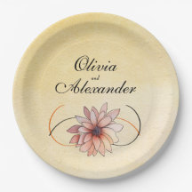 Herbst Wasserfarbe Flora Terracotta