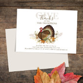 Herbst Wasserfarbe Türkei Erntedank Abendessen Einladung