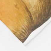 Herbst Wasserfarbe Vintage Pumpkins Fleecedecke (Ecke)