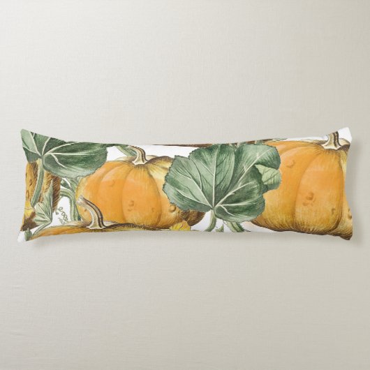 Herbst Wasserfarbe Vintage Pumpkins Seitenschläferkissen (Vorderseite)