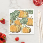 Herbst Wasserfarbe Vintage Pumpkins Serviette (Beispiel)