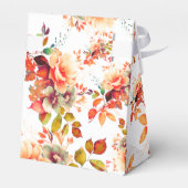 Herbst Wasserfarbenflora 70. Geburtstag Geschenkschachtel (Rückseite)