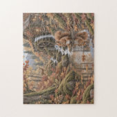 Herbst-Wasserrad Puzzle (Vertikal)