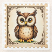 Herbst-Watcher Glasuntersetzer (Vorderseite)