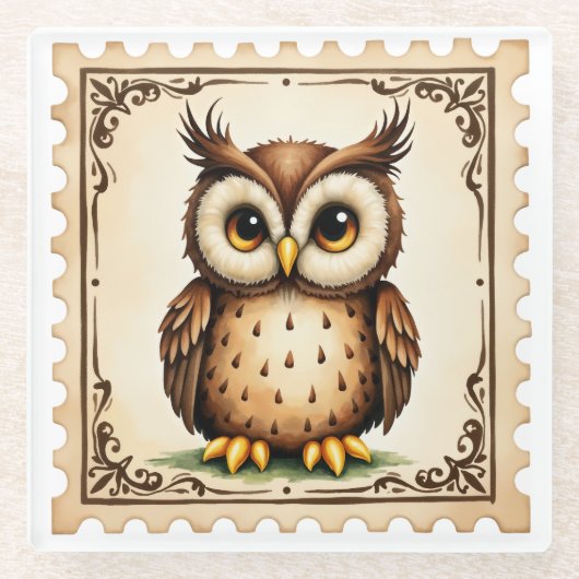 Herbst-Watcher Glasuntersetzer (Vorderseite)