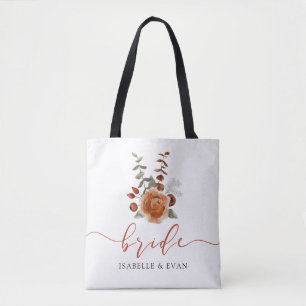 Herbst-Watercolor-Floral-Braut-Tasche  Tasche