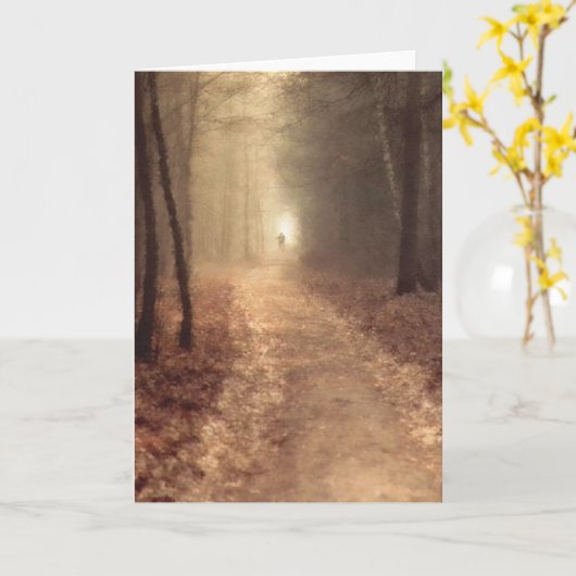 Herbst-Weg Karte (Gelbe Blume)