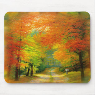 Herbst-Weg Mousepad