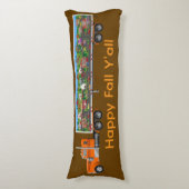 Herbst/Weihnachten LRT Village auf Big Rig Seitenschläferkissen (Vorderseite Vertikal)