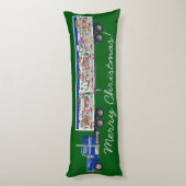 Herbst/Weihnachten LRT Village auf Big Rig Seitenschläferkissen (Rückseite (Vertikal))