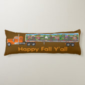 Herbst/Weihnachten LRT Village auf Big Rig Seitenschläferkissen (Vorderseite)