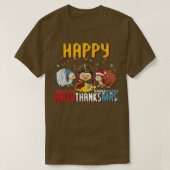 Herbst Weihnachts Igel Halloween Thappy Tha T-Shirt (Design vorne)