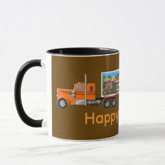 Herbst/Weihnachts-LRT-Dorf auf Big Rig Tasse