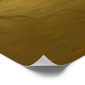 Herbst Weißer Tiger – Fine Art Leinwand Poster (Ecke)