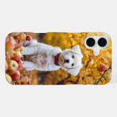 Herbst Welpe Bliss iPhone 16 Fall Hülle (Rückseite (Horizontal))