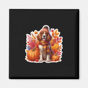 Herbst Welsh Springer Spaniel Hundebesitzer Dank Magnet