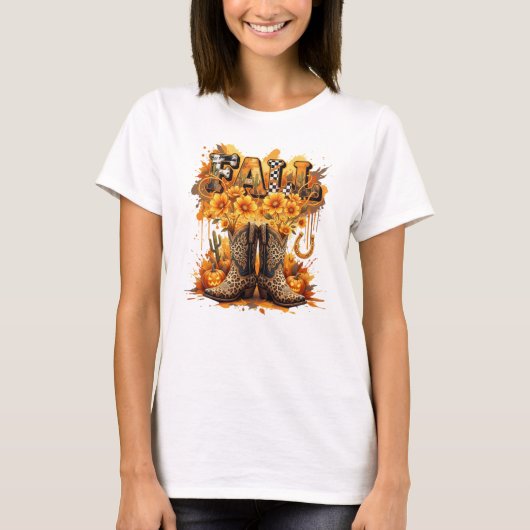 Herbst-Western startet Herbst-T - Shirt (Vorderseite)