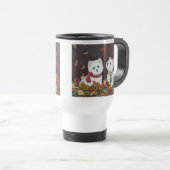 Herbst Westie Reise-Tasse Reisebecher (VorderseiteRechts)