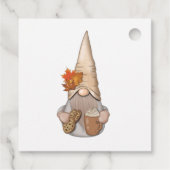 Herbst Whimsical Nordic Harvest Gnomes Gefallen Geschenkanhänger (Rückseite)
