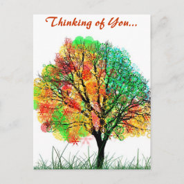Herbst Whimsy Nature Savvy Destiny Geschenke Postkarte