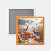 Herbst-Whirlwindmagnet Magnet (Vorderseite/Rückseite)