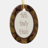 Herbst-Whisper-Ornament Keramik Ornament (Hinten)