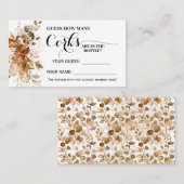 Herbst Wie viele Corner Fall Brautparty Spielkarte Platzkarte (Vorne/Hinten)