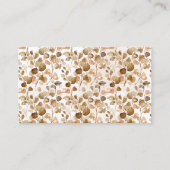 Herbst Wie viele Küsse für die Mrs. Spielkarte Platzkarte (Rückseite)