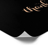 Herbst Wild Probe-Dinner willkommen Poster (Ecke)