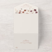 Herbst-Wildblume All In One Einladung (Außenbereich)