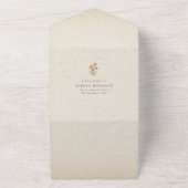 Herbst Wildblume Garden Botanische Hochzeit All In One Einladung (Außenbereich)