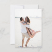 Herbst Wildblume Garden Floral Boho Hochzeit RSVP Karte (Rückseite)