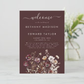 Herbst-Wildblume Programm (Stehend Vorderseite)