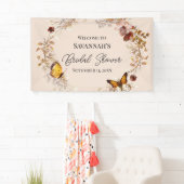 Herbst-Wildblumen-Aquarell-Junggesellinnen-Abschie Banner (Insitu)
