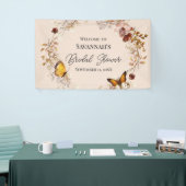 Herbst-Wildblumen-Aquarell-Junggesellinnen-Abschie Banner (Messeveranstaltung)
