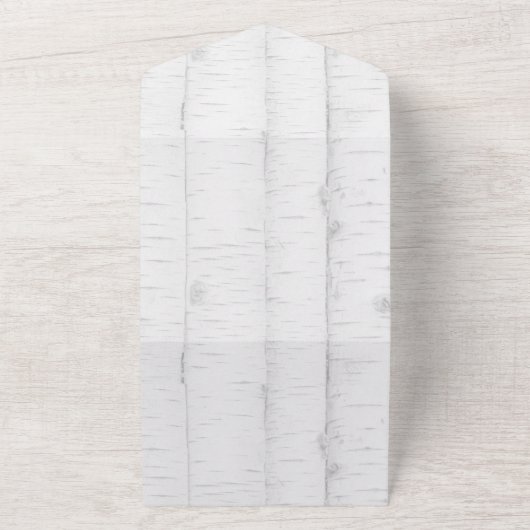 Herbst-Wildblumen-Trauung All In One Einladung (Außenbereich)