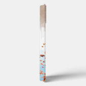 Herbst Wilde Blume Braun Rose Personalisierter Nam Case-Mate iPhone Hülle (Rückseite / Rechts)