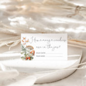 Herbst Wildpilz wie viele Bonbons im Glas Begleitkarte