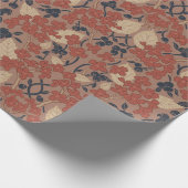 Herbst-William-Morris-Stil-Muster Geschenkpapier (Ecke)