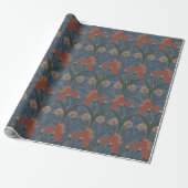 Herbst-William-Morris-Stil-Muster Geschenkpapier (Ungerollt)